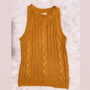 Sweater tank top